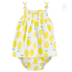 🆕️Carter's Baby Girl Lemon Dress